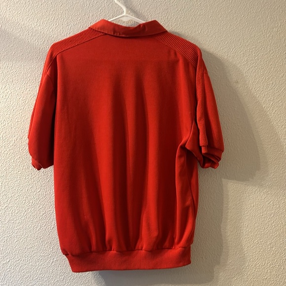 VTG Banner quarter button down short sleeve size large - Picture 6 of 6